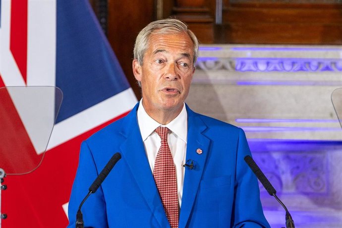 Nigel Farage, líder de Reform UK.