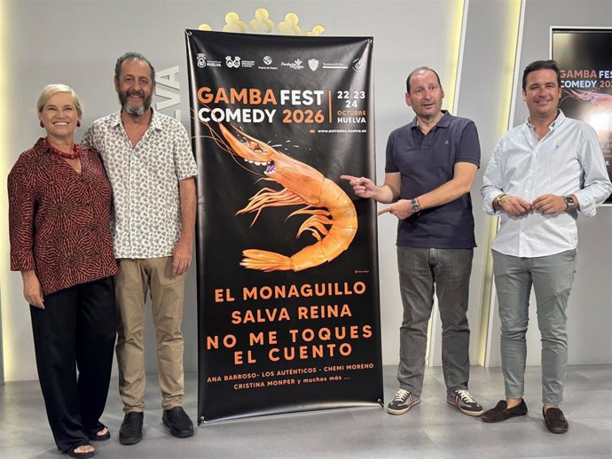 Presentación del II Gamba Fest Comedy de Huelva.