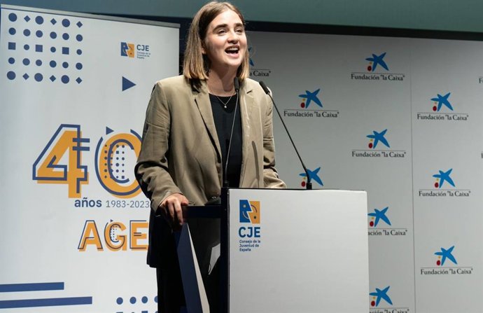 Archivo - La presidenta del Consejo de la Juventud de España, Andrea Henry.