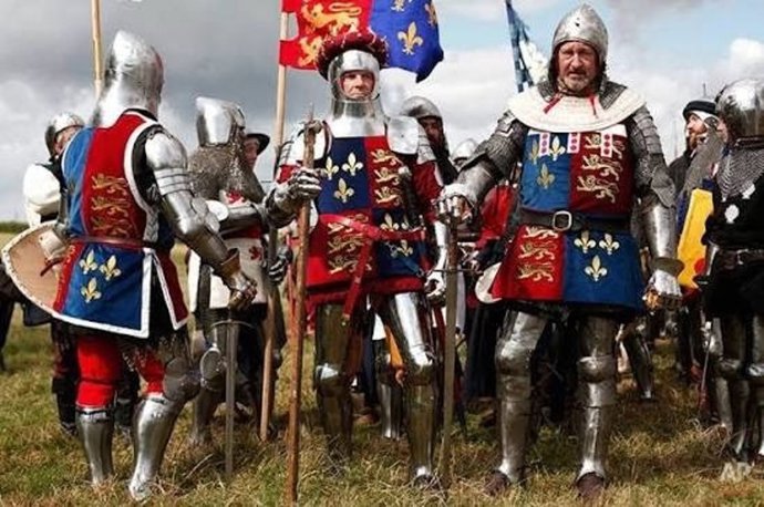 Participarán en la recreación de la Batalla de Crécy