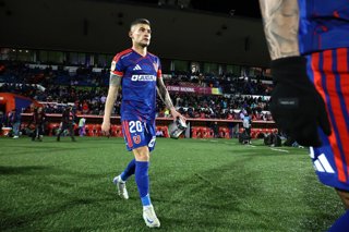 Futbol, Universidad de Chile vs Palestino Fecha 18, Liga de primera 2026. ElÊjugadorÊde Universidad de Chile Charles Aranguiz esÊfotografiadoÊdurante un partido de la liga de primera disputado en el estadio Nacional de Santiago,