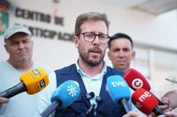 El Gobierno manda nuevos recursos contra el incendio de Niebla, donde ya hay más de medio millar de efectivos