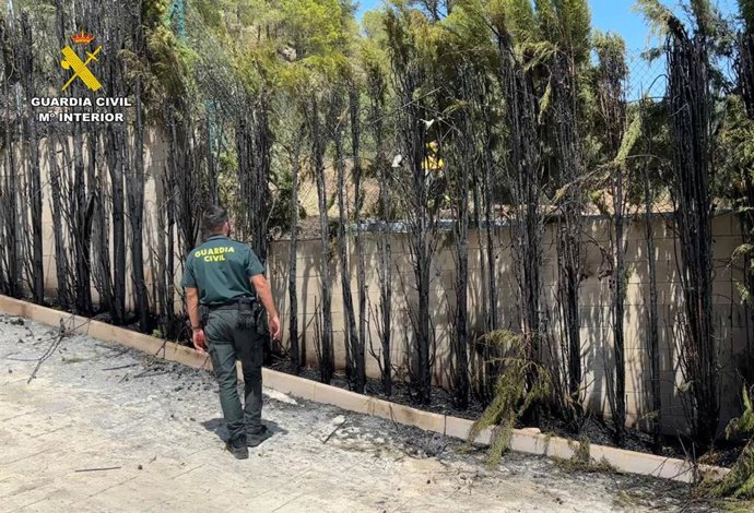 Auxilio de una persona atrapada por un incendio.