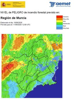 Riesgo de incendio forestal