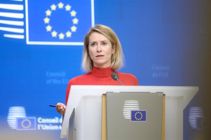 Archivo - La Alta Representante de la Unión Europea para la Política Exterior, Kaja Kallas.