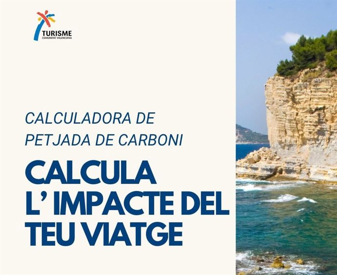 Turisme CV incorpora al portal turístico una calculadora de huella de carbono para concienciar al viajero sobre el impacto de sus desplazamientos