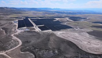 Planta fotovoltaica Bolarque de Acciona Energía, en Cuenca.