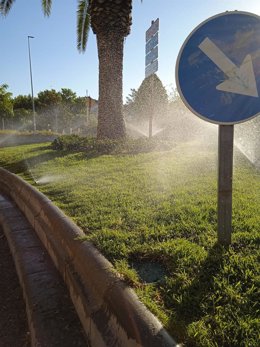 Riego de zonas verdes