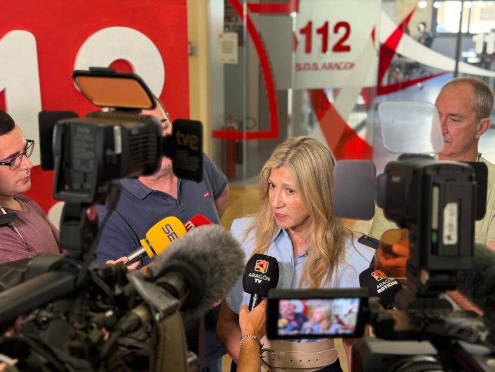 La vicepresidenta del Gobierno de Aragón, Mar Vaquero.