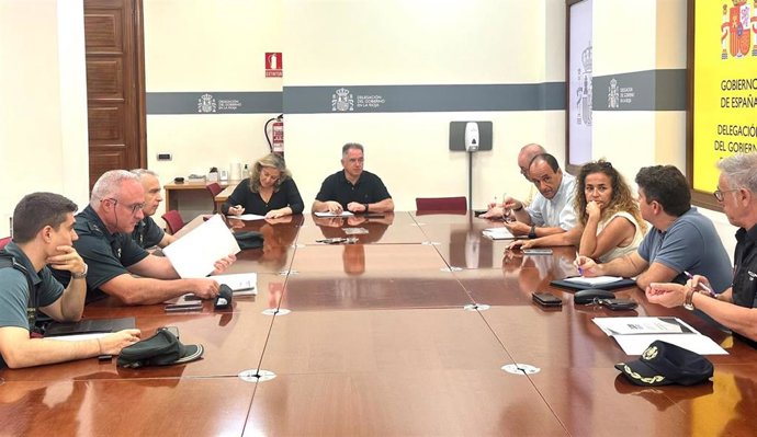 Reunión coordinación eclipse en la Delegación del Gobierno