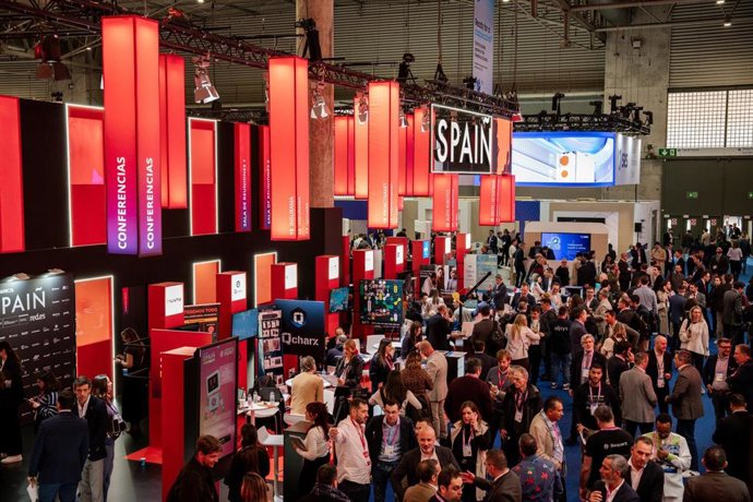 Archivo - Pabellón de España en el MWC de 2026