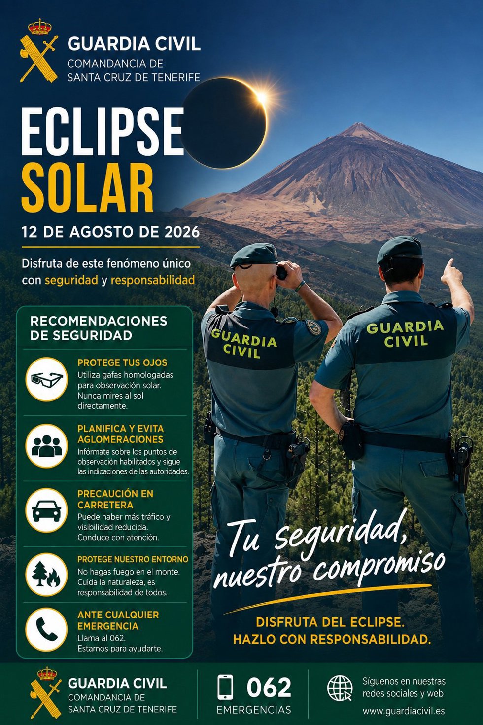 Dispositivo especial de seguridad de la Guardia Civil