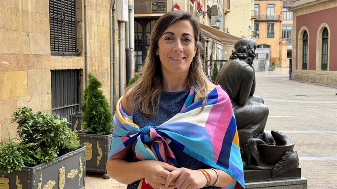 Archivo - La portavoz de Vox en Oviedo, Sonsoles Peralta