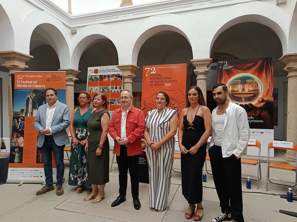 Presentación de la programación del Festival Internacional de Teatro Clásico de Mérida para su extensión en Cáparra