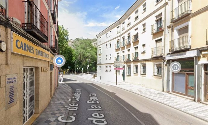 Calle Calderón de la Barca de Cuenca