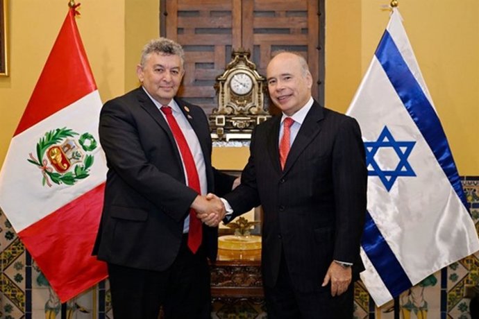 Perú.- Vicecanciller Anderson recibió a director general para América Latina y Caribe de Israel