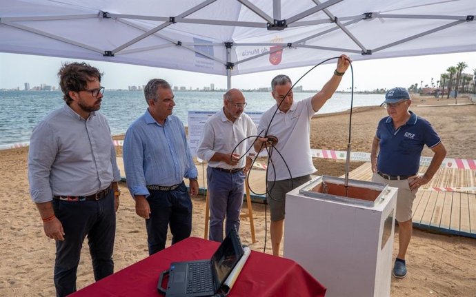 Finalizan los trabajos de mejora de la red piezométrica del Mar Menor que monitoriza la cuenca vertiente