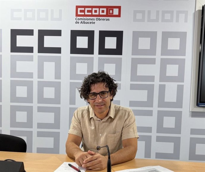 El secretario general de CCOO Albacete, Paco Gómez.