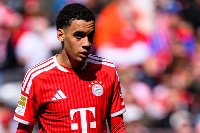 Archivo - FILED - 16 May 2026, Bavaria, Munich: FILE PHOTO - Bayern Munich's Jamal Musiala pictured during the German Bundesliga soccer match between Bayern Munich and 1. FC Cologne at Allianz Arena. Photo: Tom Weller/dpa