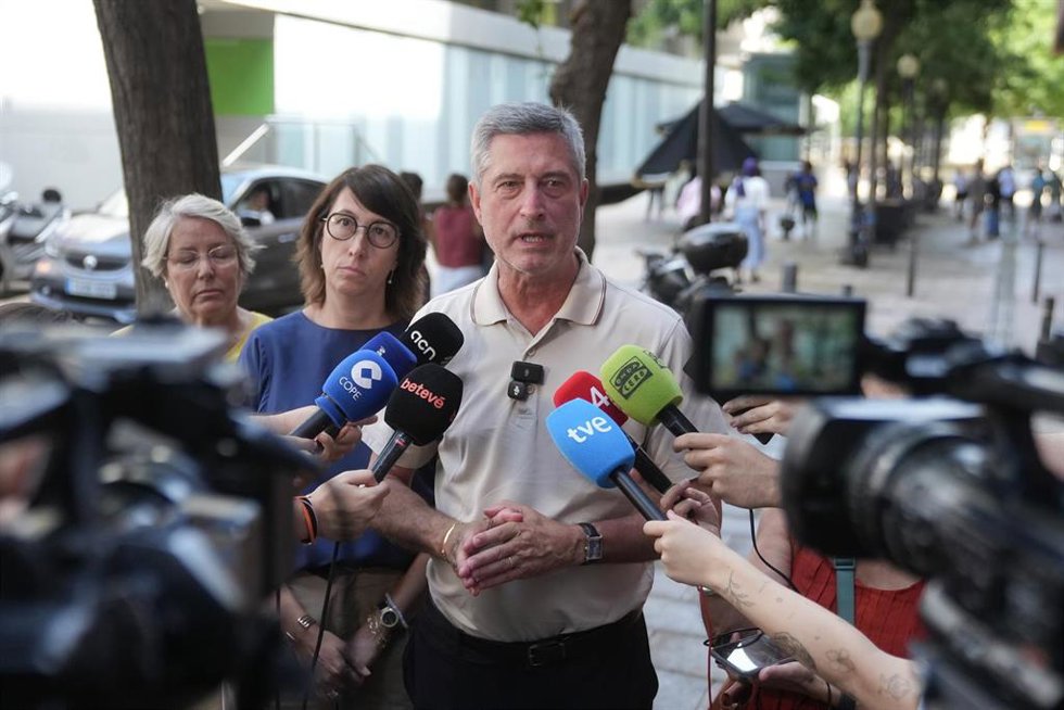 El líder de Junts en Barcelona, Jordi Martí, y la concejala Titon Lailla, en una imagen de archivo