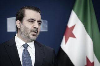 Archivo - El ministro de Exteriores sirio, Asaad al Shaibani