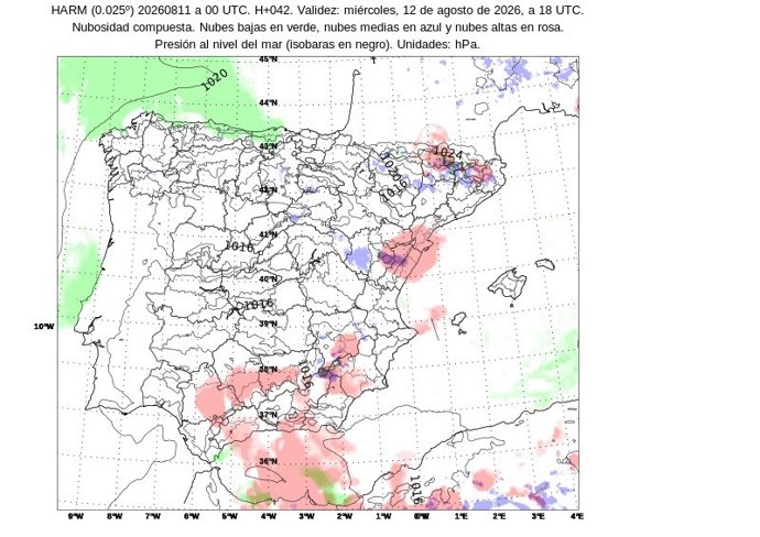 La Aemet prevé calor y posibles nubes de evolución en la Región de Murcia durante el eclipse