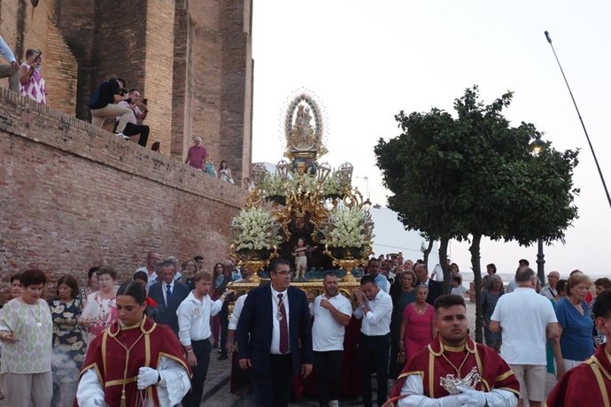 Procesión de la Virgen de los Milagros de Palos de la Frontera.