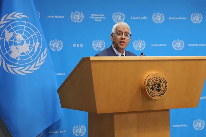Archivo - El portavoz adjunto del secretario general de la ONU, Farhan Haq, en una imagen de archivo  