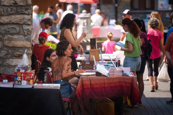 Feria del Libro y del Cómic de Villanúa (Huesca).