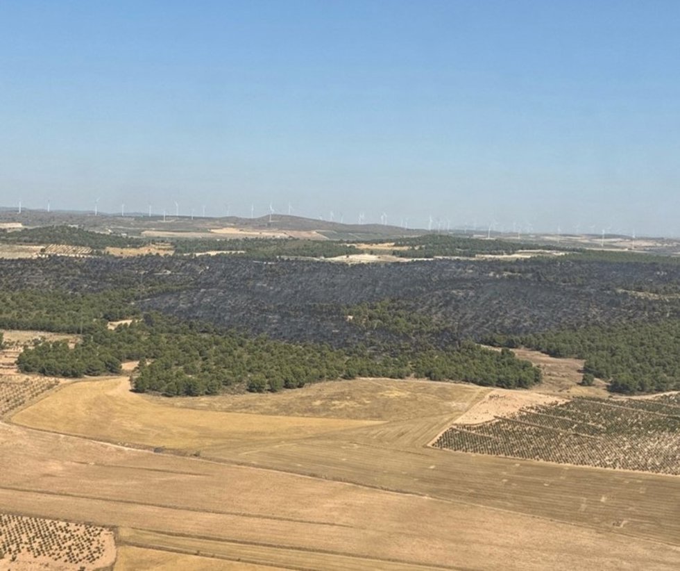 Incendio en Inazares