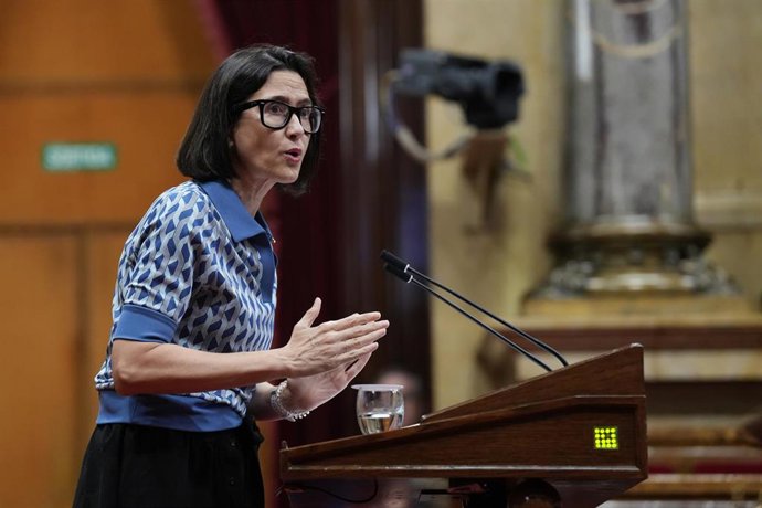Archivo - La consellera de Interior y Seguridad Pública, Núria Parlon