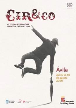 EL cartel del el XIV Festival Internacional de Circo en Ávila.