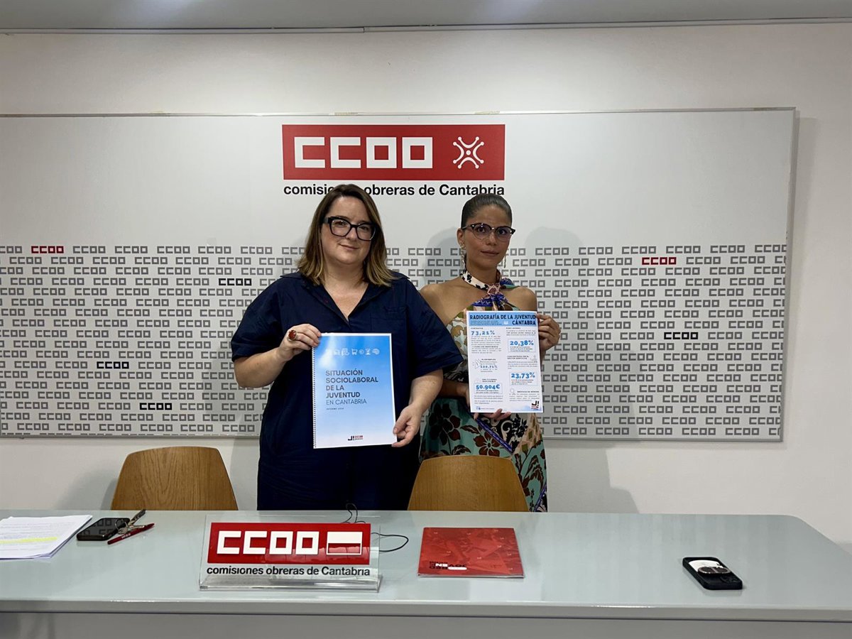 CCOO llama a que los buenos datos económicos no eclipsen la precariedad de los jóvenes cántabros