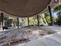 Las obras del Templete de la Música del Parque Abelardo Sánchez de Albacete finalizarán antes de Feria