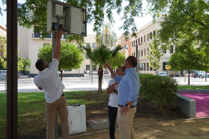 Presentación del sistema inteligente de riego para los parques y jardines de Murcia