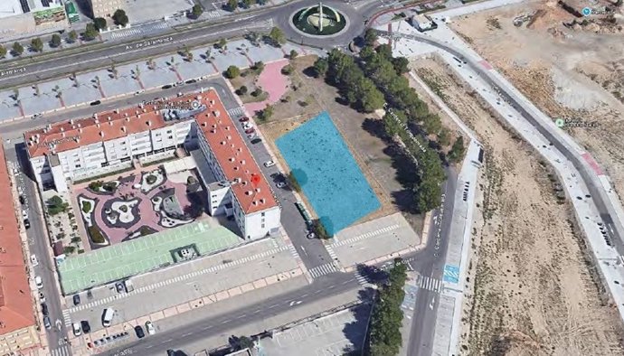 Parte en la que se colocará la nueva comisaría de Policía Local.