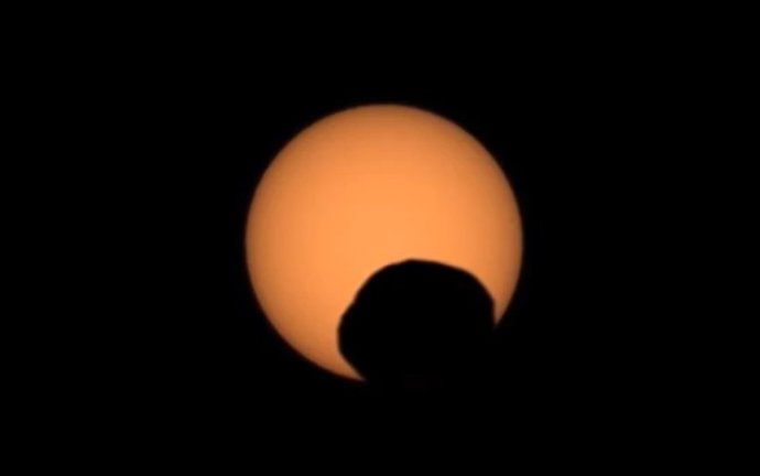 Eclipse em Marte