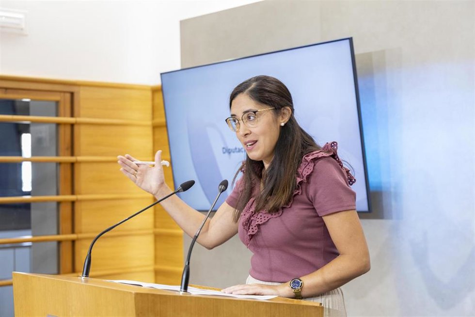 Ana Rosa Ruz presenta el balance de proyectos ejecutados con fondos europeos.