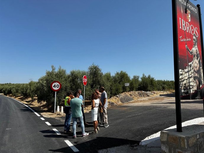 Visita a carreteras de Ibros y Canena