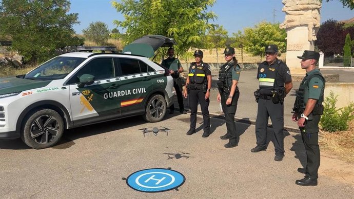 Guardia Civil junto a Policías Locales trabajan para garantizar el normal desarrollo del eclipse