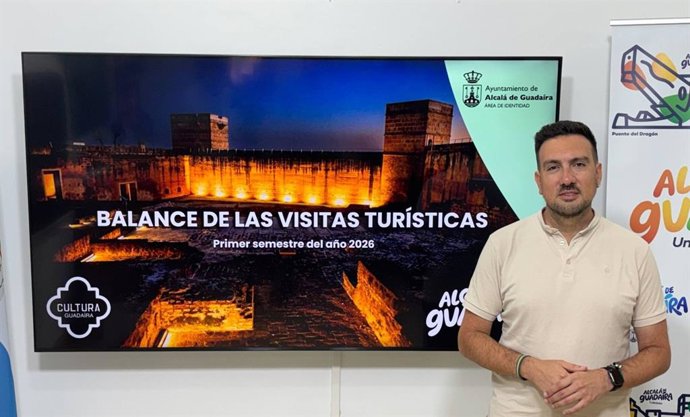 El delegado municipal de Turismo, Christopher Rivas, en el balance turístico de Alcalá