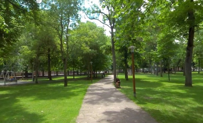 Paseo del parque del Prado