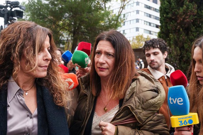 Archivo - La exmilitante del PSOE Leire Díez a su llegada a los juzgados de la Plaza Castilla.