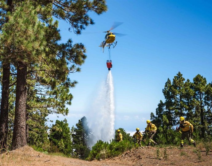 Archivo - Incendio de Tenerife