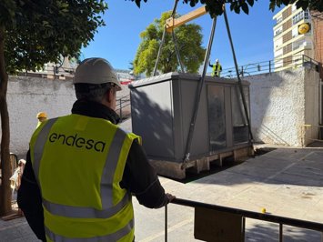 Instalación del Centro de Transformación en El Cerezo