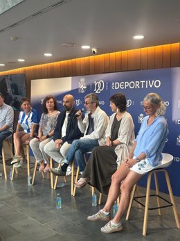 Presentación del himno del Deportivo