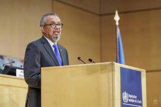 Archivo - Imagen del director general de la Organización Mundial de la Salud (OMS), Tedros Adhanom Ghebreyesus.