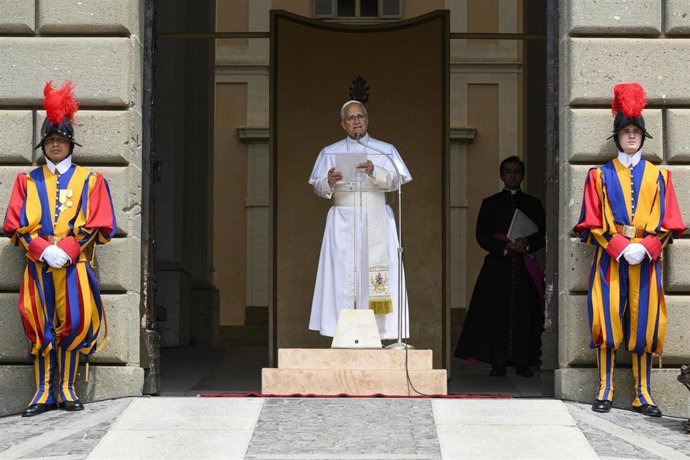 July 26, 2026, Castel Gandolfo: Papa Leone XIV durante l'angelus a Castel Gandolfo (Roma), 26 luglio 2026. 