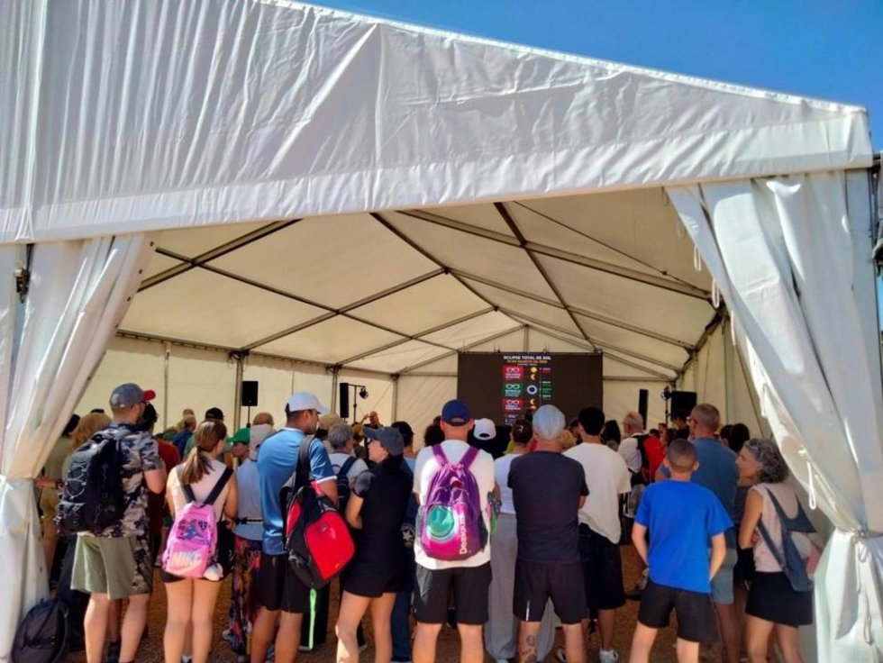 Carpa del Punto de Observación de Javalambre