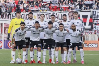 Futbol, Union La Calera vs Colo Colo Fecha 18, Liga de Primera 2026 El equipo de Colo Colo durante el partido de Liga de Primera contra Union La Calera, disputado en el Estadio Nicolas Chahuan en La Calera, Chile. 9/08/2026 Sebastian